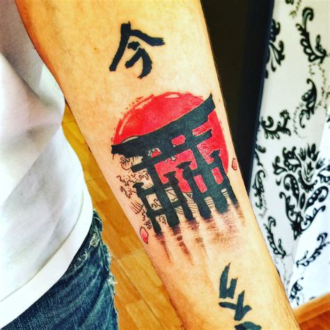 Torii gate tattoo - According to Ushijima, the orange-reddish gate known as a torii erected near the intersection of University Avenue and King Street (see inset photo) stands as, “an enduring symbol of the bond of ...